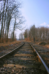 Obraz premium Bahngleise