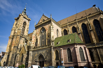 Fototapeta na wymiar Kirche zu Colmar