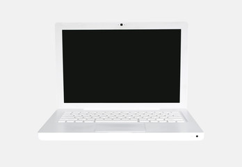 Clean Laptop with Black Screen