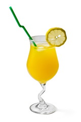 Citrus cocktail with lemon and lime