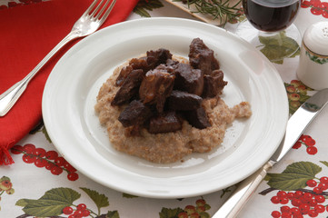 Spezzatino di capriolo - Secondi di carne del Trentino A. A.