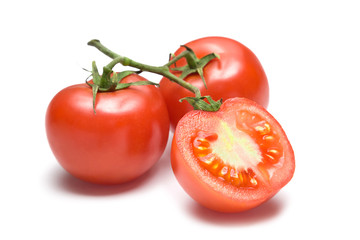 Tomatoes on a bunch-20