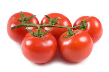 Tomatoes on a bunch-28