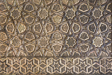 close-up image of ancient doors