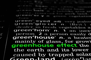 Greenhouse Effect Defined on Black