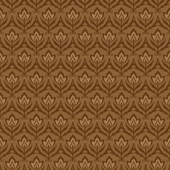 Vector seamless wallpaper, retro style