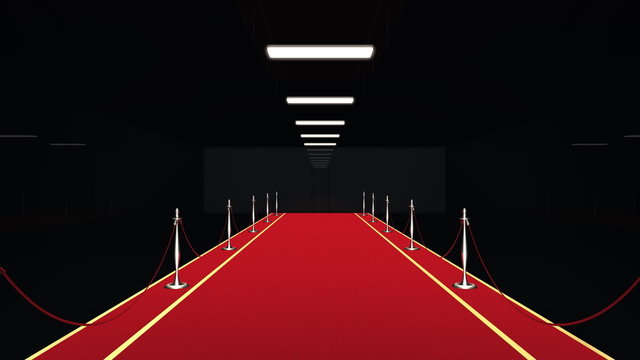 Red carpet,looping,Alpha included