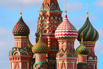 The fragment of Cathedral of Saint Basil