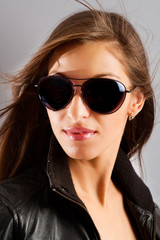 Woman in sunglasses