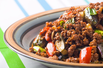chinese beef mince dish