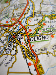 Cartina foligno