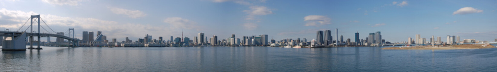 Fototapeta na wymiar Tokyo Bay panorama