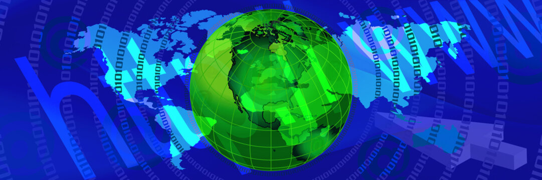 green world web banner