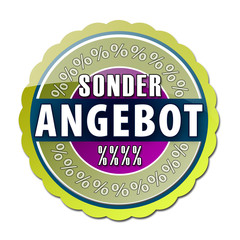Sonderangebot Button