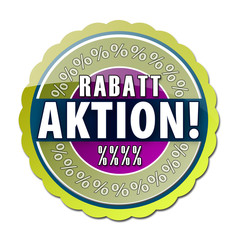 Rabattaktion! Button