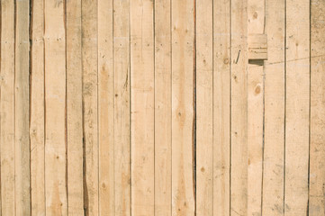 natural wooden fence