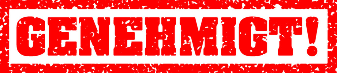 Stempel »Genehmigt!«