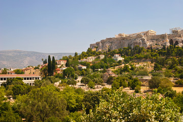 Fototapeta na wymiar Agora und Akropolis