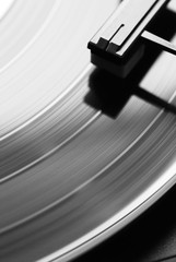 spinning vinyl record