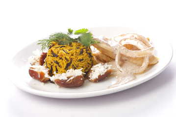 Arroz con pollo. México.