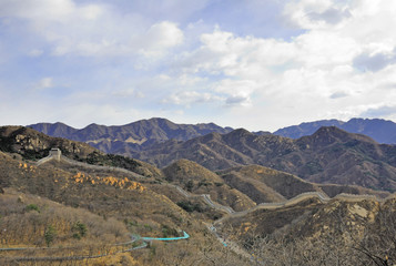 Fototapeta na wymiar China the great wall Badaling