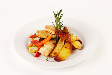 mediterrane Fischpfanne
