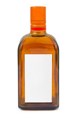 Bottle with blank label