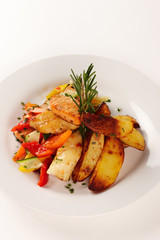 mediterrane Fischpfanne