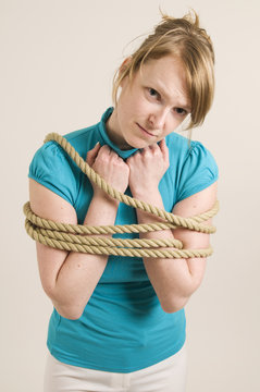 manacled woman
