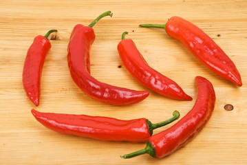 Red  peppers