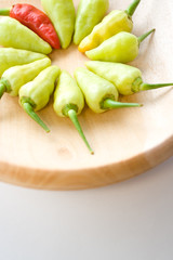 red and yellow chili