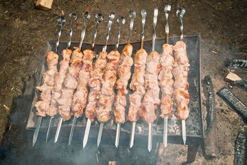 Traditional grilled meat