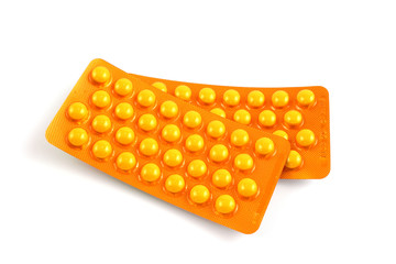 drugs close up isolated in studio