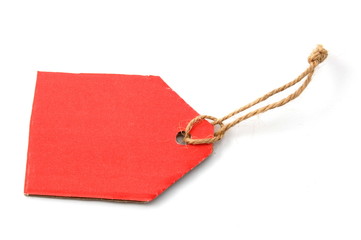 blank price tag