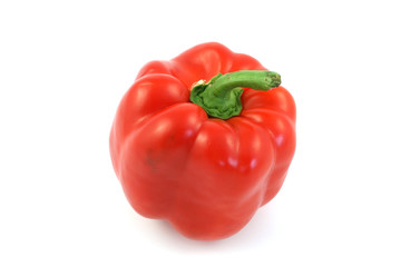 red pepper isolated in studio