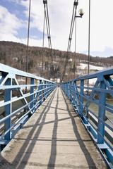 Fototapeta premium sky and mountain view from bridge
