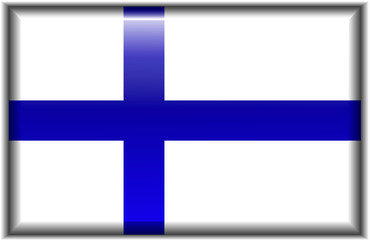 Naklejka premium Flag of Finland