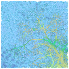 Abstract floral background paper