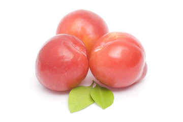 red plums