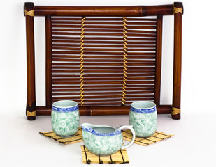 The Chinese porcelain tea-things