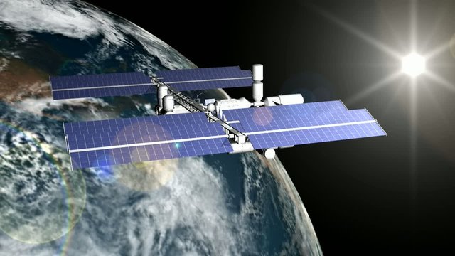 Station Orbitale ISS Animation HD