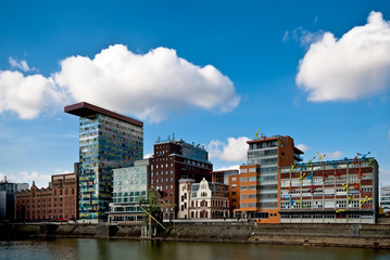 Obraz premium Medienhafen Düsseldorf