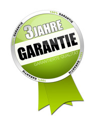 3 jahre garantie