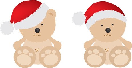 Christmas teddy bears