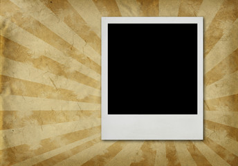 Vintage photo against an old paper