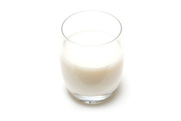 Glass of fresh milk