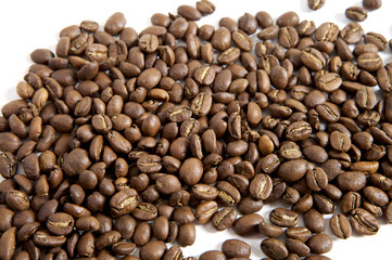 a lot of coffee beans