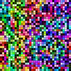 bright colored cubes pattern