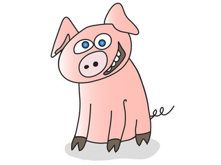 pig isolated