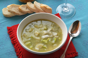 Zuppa di porri - Primi piatti della cucina veneta